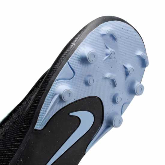 Nike Mercurial Vapour 16 Club Childrens Firm Ground Football Boots Black/Blue Детски футболни бутонки