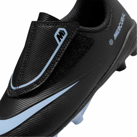 Nike Mercurial Vapour 16 Club Childrens Firm Ground Football Boots Black/Blue Детски футболни бутонки