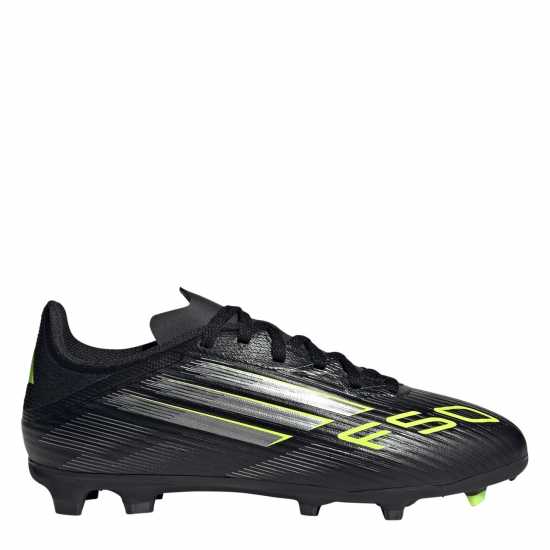 Adidas F50 League Childrens Firm Ground Football Boots Черно/Лимон 