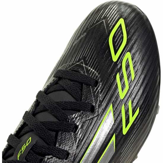 Adidas F50 League Childrens Firm Ground Football Boots Черно/Лимон 