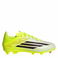 Adidas F50 League Childrens Firm Ground Football Boots Solar Yellow 