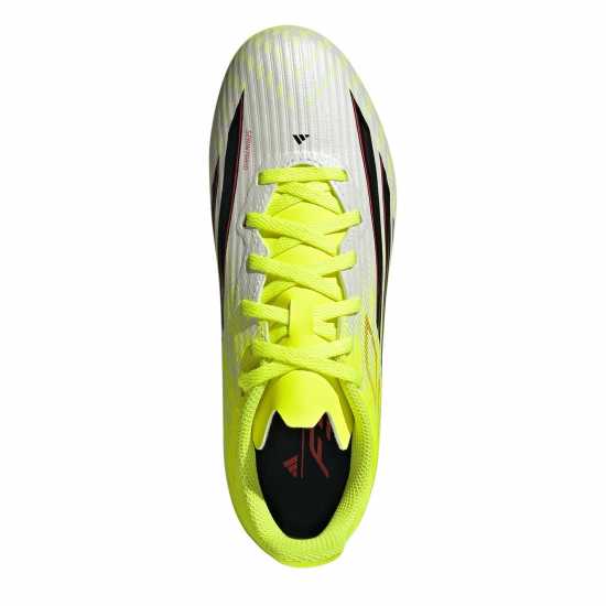 Adidas F50 League Childrens Firm Ground Football Boots Solar Yellow 