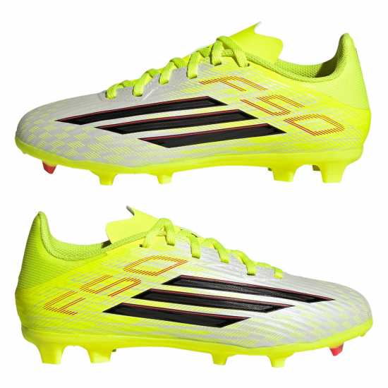 Adidas F50 League Childrens Firm Ground Football Boots Solar Yellow 