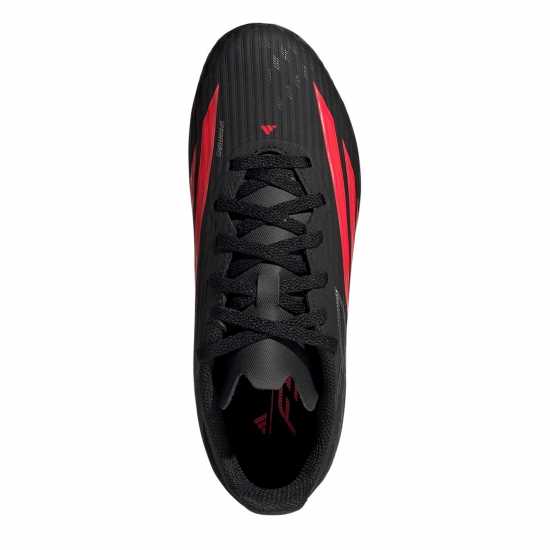 Adidas F50 League Childrens Firm Ground Football Boots Black/Red 