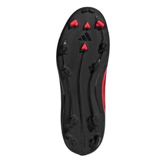 Adidas F50 League Childrens Firm Ground Football Boots Black/Red 