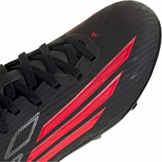 Adidas F50 League Childrens Firm Ground Football Boots Black/Red 