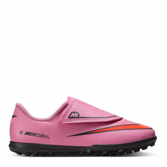 Nike Mercurial Vapour 16 Club Childrens Astro Turf Football Boots Pink/Black Детски футболни бутонки