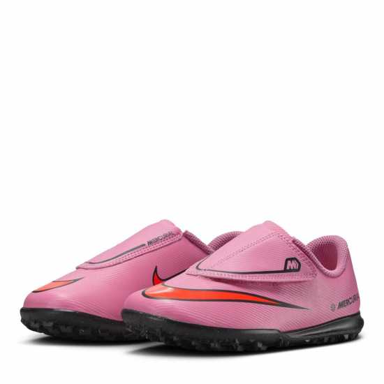 Nike Mercurial Vapour 16 Club Childrens Astro Turf Football Boots Pink/Black Детски футболни бутонки