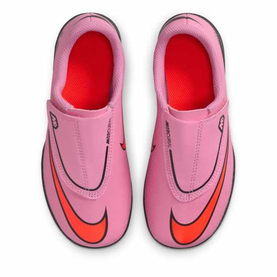 Nike Mercurial Vapour 16 Club Childrens Astro Turf Football Boots Pink/Black Детски футболни бутонки