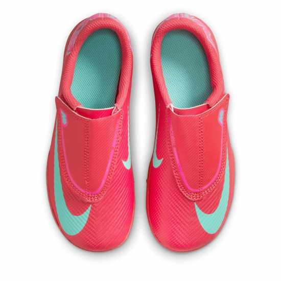 Детски футболни бутонки Nike Mercurial Vapour 16 Club Childrens Astro Turf Football Boots Червено/Зелено Nike Mercurial Vapour 16 Club Childrens Astro Turf Football Boots Червено/Зелено Детски футболни бутонки