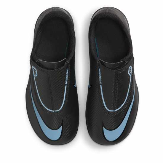 Детски футболни бутонки Nike Mercurial Vapour 16 Club Childrens Astro Turf Football Boots Black/Blue Nike Mercurial Vapour 16 Club Childrens Astro Turf Football Boots Black/Blue Детски футболни бутонки