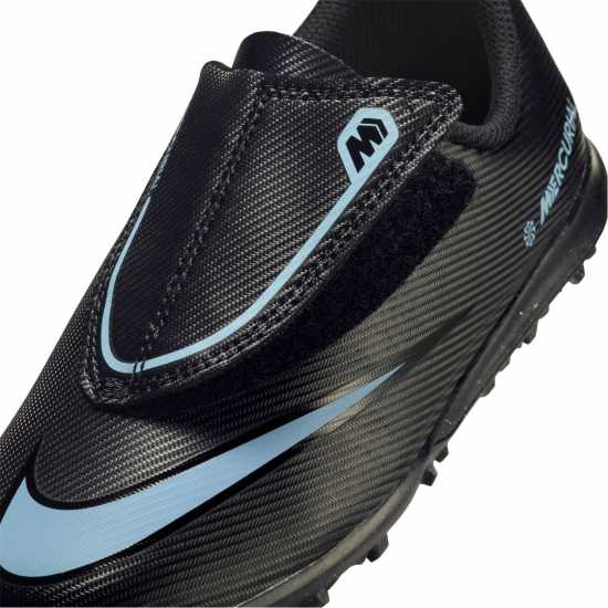 Детски футболни бутонки Nike Mercurial Vapour 16 Club Childrens Astro Turf Football Boots Black/Blue Nike Mercurial Vapour 16 Club Childrens Astro Turf Football Boots Black/Blue Детски футболни бутонки