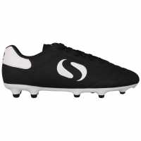 Sondico Strike Firm Ground Juniors Football Boots Черно/Бяло Детски футболни бутонки