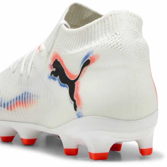Puma Future 8 Pro Childrens Artificial Ground Football Boots White/Black/Red Детски футболни бутонки