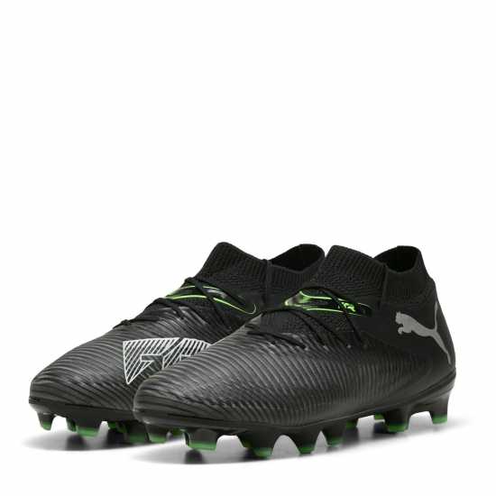 Puma Future 8 Pro Childrens Artificial Ground Football Boots Черно/Зелено Детски футболни бутонки
