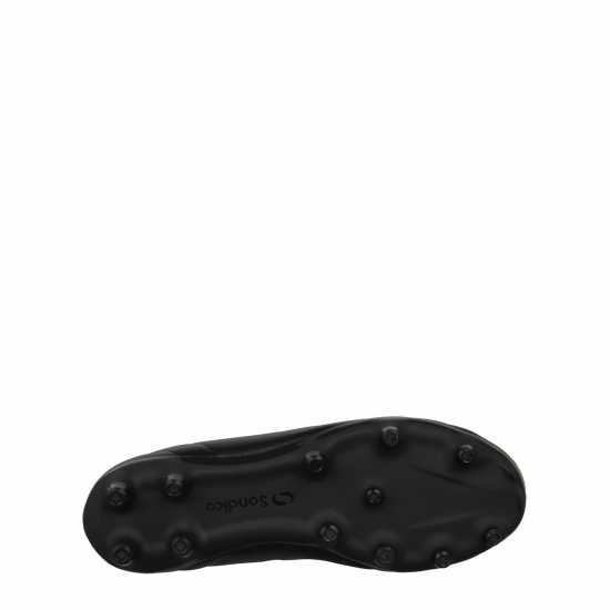 Sondico Strike Firm Ground Football Boots Childrens Черно/Черно Детски футболни бутонки