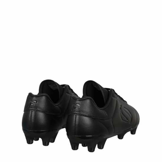 Sondico Strike Firm Ground Football Boots Childrens Черно/Черно Детски футболни бутонки
