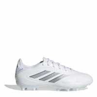 Adidas Copa Pure 3 League Childrens Firm Ground Football Boots Бяло/сребро Детски футболни бутонки