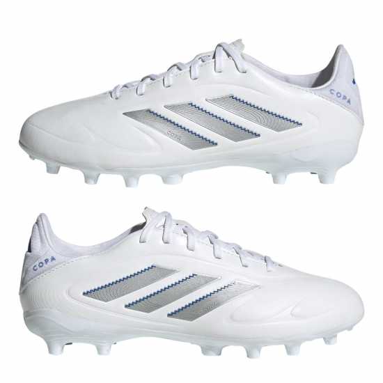Adidas Copa Pure 3 League Childrens Firm Ground Football Boots Бяло/сребро 