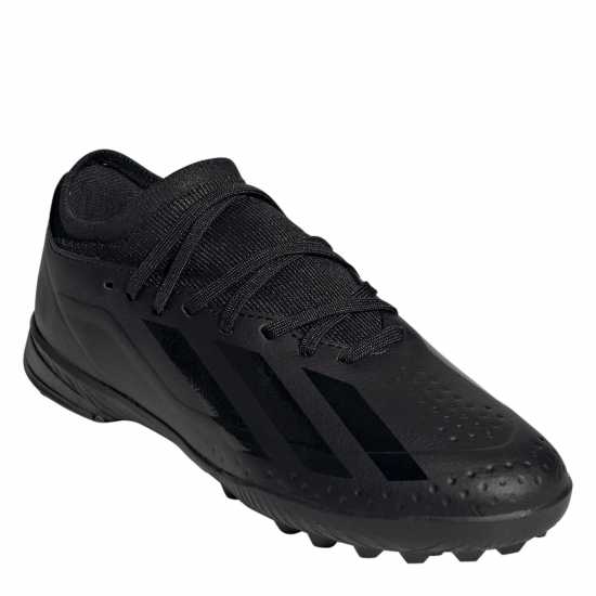 Adidas X Crazyfast League Childrens Astro Turf Football Boots Черно/Черно Футболни стоножки