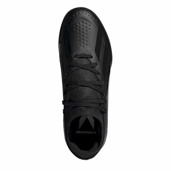 Adidas X Crazyfast League Childrens Astro Turf Football Boots Черно/Черно Футболни стоножки
