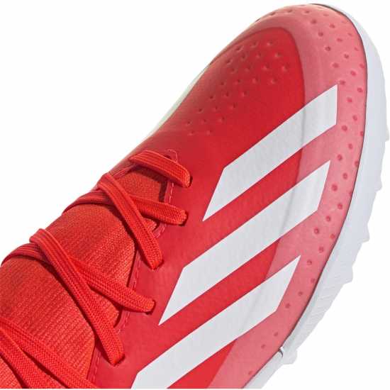 Adidas X Crazyfast League Childrens Astro Turf Football Boots Red/Wht/Yellow Футболни стоножки