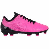 Sondico Blaze Childrens Fg Football Boots Pink/Black Детски футболни бутонки