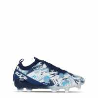 Sondico Blaze Childrens Fg Football Boots Морско синьо/Бяло Детски футболни бутонки