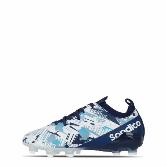 Sondico Blaze Childrens Fg Football Boots Navy/White Детски футболни бутонки