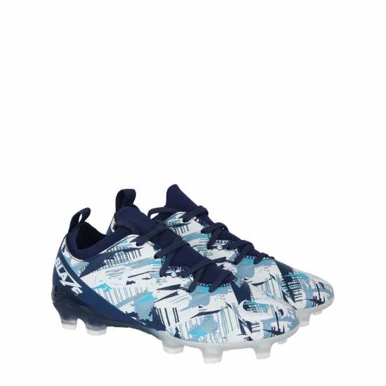 Sondico Blaze Childrens Fg Football Boots Navy/White Детски футболни бутонки