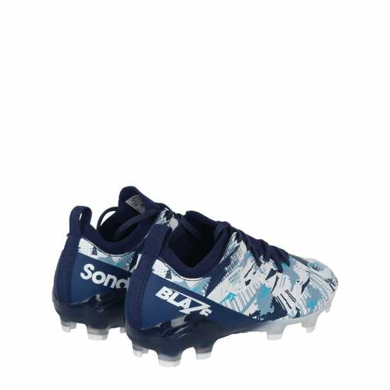 Sondico Blaze Childrens Fg Football Boots Navy/White Детски футболни бутонки