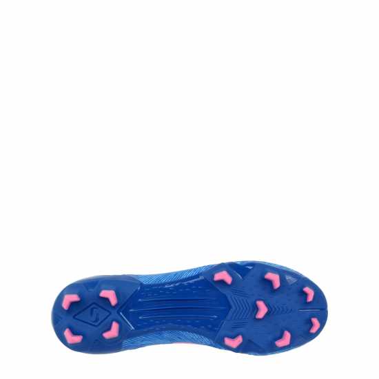 Sondico Blaze Childrens Fg Football Boots Синьо / Розово / Бяло 