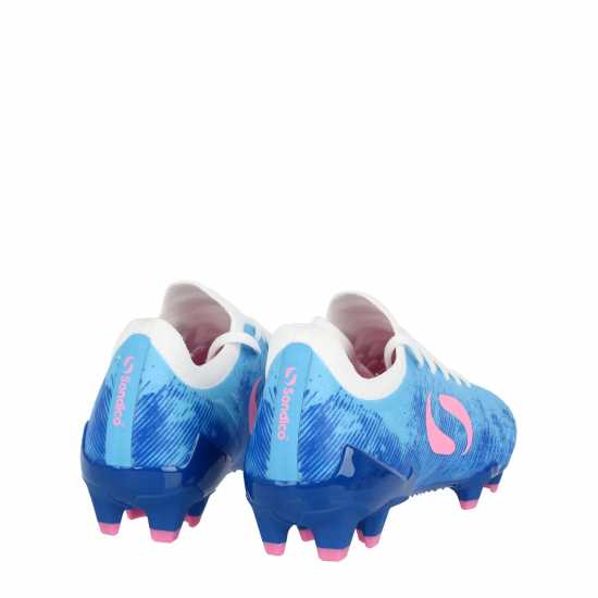 Sondico Blaze Childrens Fg Football Boots Синьо / Розово / Бяло 
