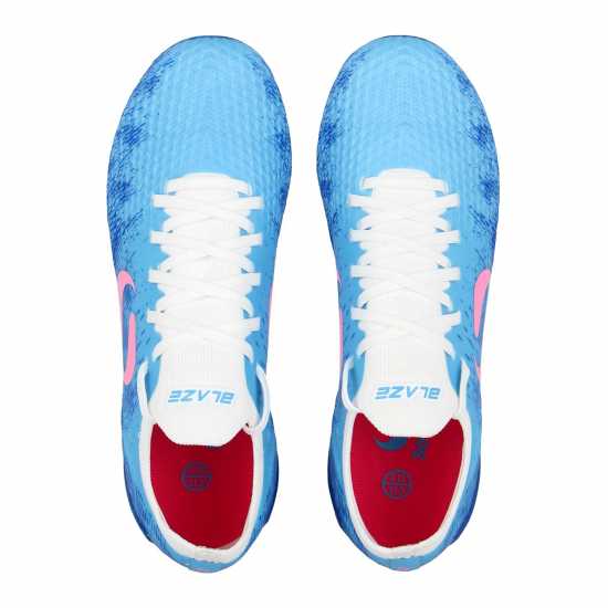 Sondico Blaze Childrens Fg Football Boots Синьо / Розово / Бяло 