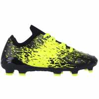 Sondico Blaze Childrens Fg Football Boots Black/Yellow Детски футболни бутонки
