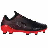 Sondico Blaze Childrens Fg Football Boots Black/Red Детски футболни бутонки