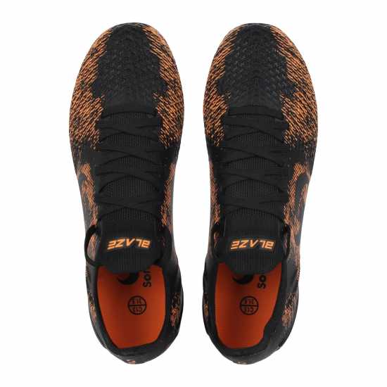 Детски футболни бутонки Sondico Blaze Childrens Fg Football Boots Черно/Оранжево Sondico Blaze Childrens Fg Football Boots Черно/Оранжево Детски футболни бутонки