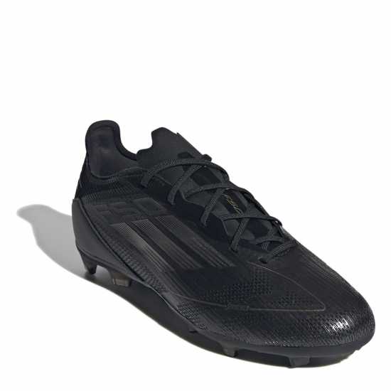 Adidas F50 Elite Childrens Firm Ground Football Boots Черно/сребро Детски футболни бутонки