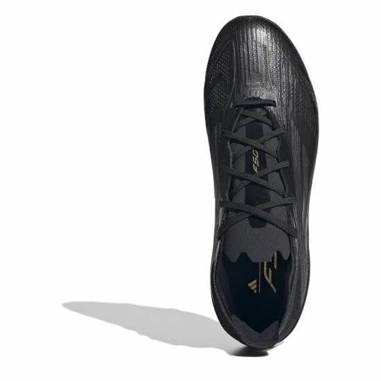 Adidas F50 Elite Childrens Firm Ground Football Boots Черно/сребро Детски футболни бутонки