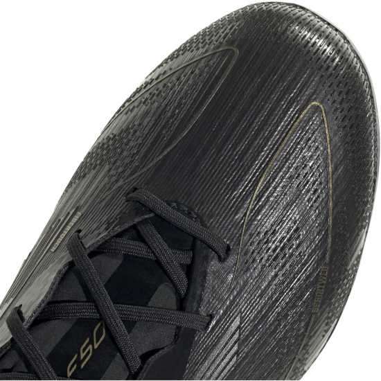 Adidas F50 Elite Childrens Firm Ground Football Boots Черно/сребро Детски футболни бутонки
