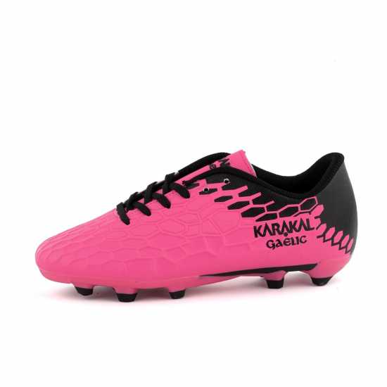 Karakal Детски Футболни Бутонки Gaelic Firm Ground Football Boots Junior Pink/Black Детски футболни бутонки