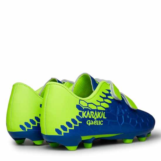 Karakal Детски Футболни Бутонки Gaelic Firm Ground Football Boots Junior Royal/L Green Детски футболни бутонки