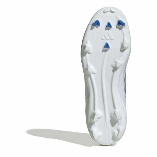 Adidas F50 Academy Childrens Firm Ground Football Boots Бяло/сребро 
