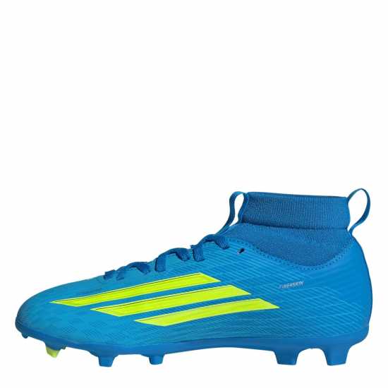 Adidas F50 League Childrens Multi-Ground Football Boots Blue/Yellow Adidas F50 League Childrens Multi-Ground Football Boots Blue/Yellow
