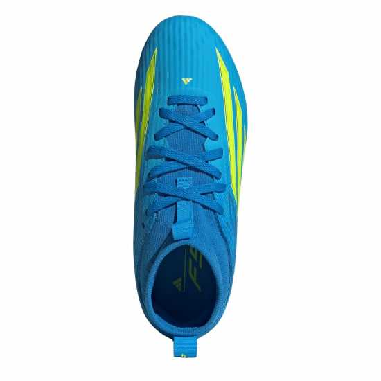 Adidas F50 League Childrens Multi-Ground Football Boots Blue/Yellow Adidas F50 League Childrens Multi-Ground Football Boots Blue/Yellow