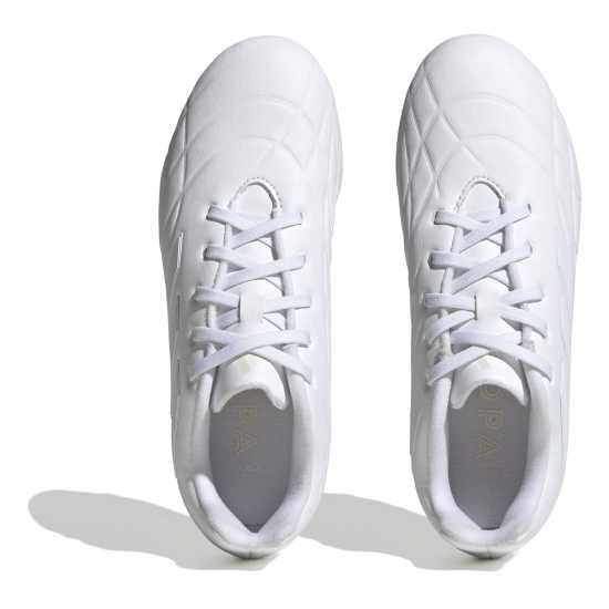 Adidas Copa Pure.3 Childrens Firm Ground Football Boots White/White Детски футболни бутонки