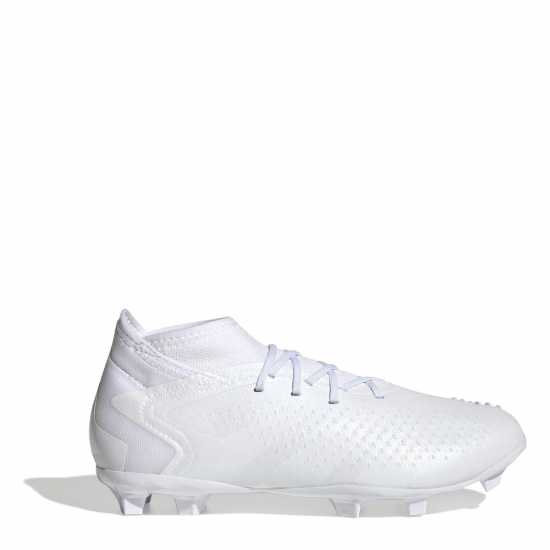 Adidas Predator Accuracy.1 Childrens Firm Ground Football Boots Бяло/Бяло Футболни стоножки