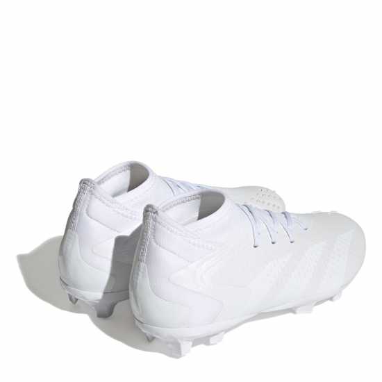Adidas Predator Accuracy.1 Childrens Firm Ground Football Boots Бяло/Бяло Футболни стоножки