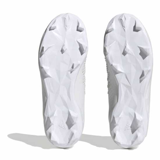 Adidas Predator Accuracy.1 Childrens Firm Ground Football Boots Бяло/Бяло Футболни стоножки