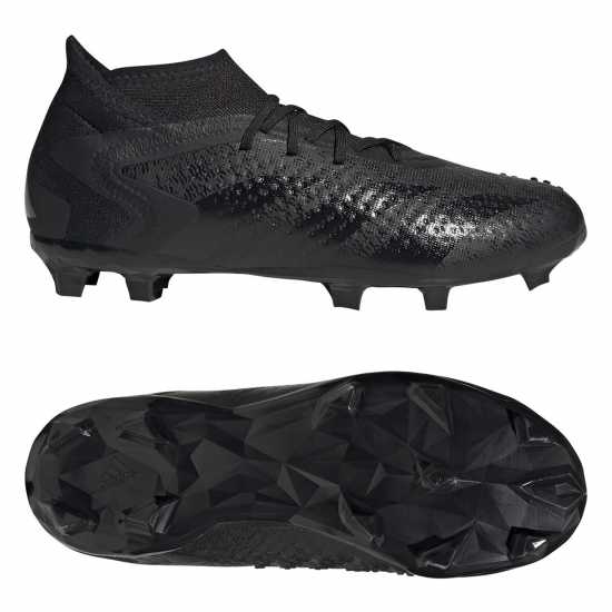 Adidas Predator Accuracy.1 Childrens Firm Ground Football Boots Black/Black Футболни стоножки